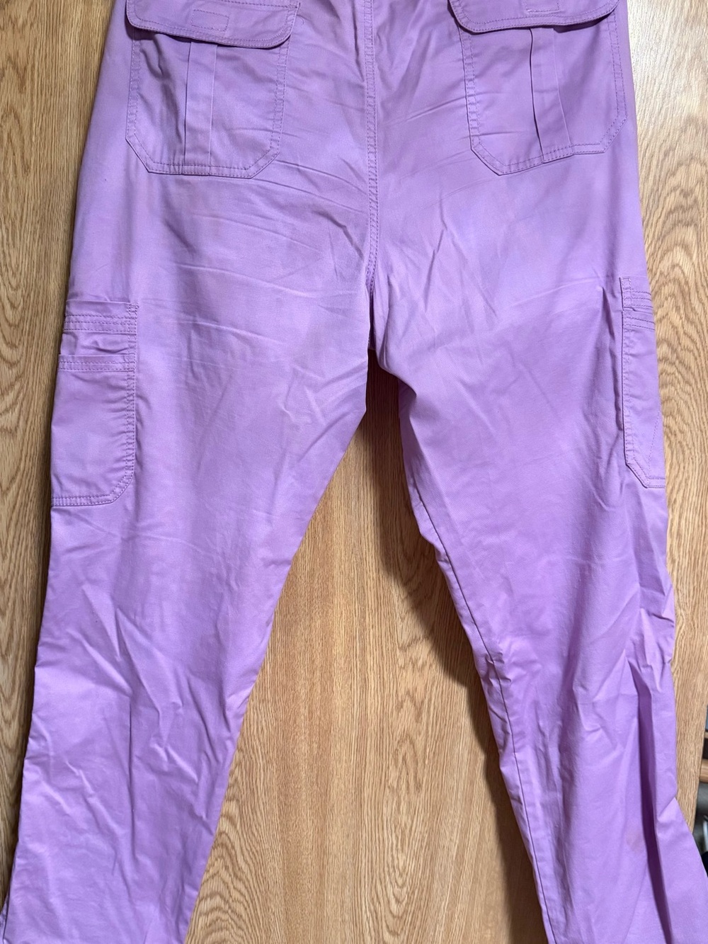 koi Straight-Leg Cargo Scrub Pants in Lavender